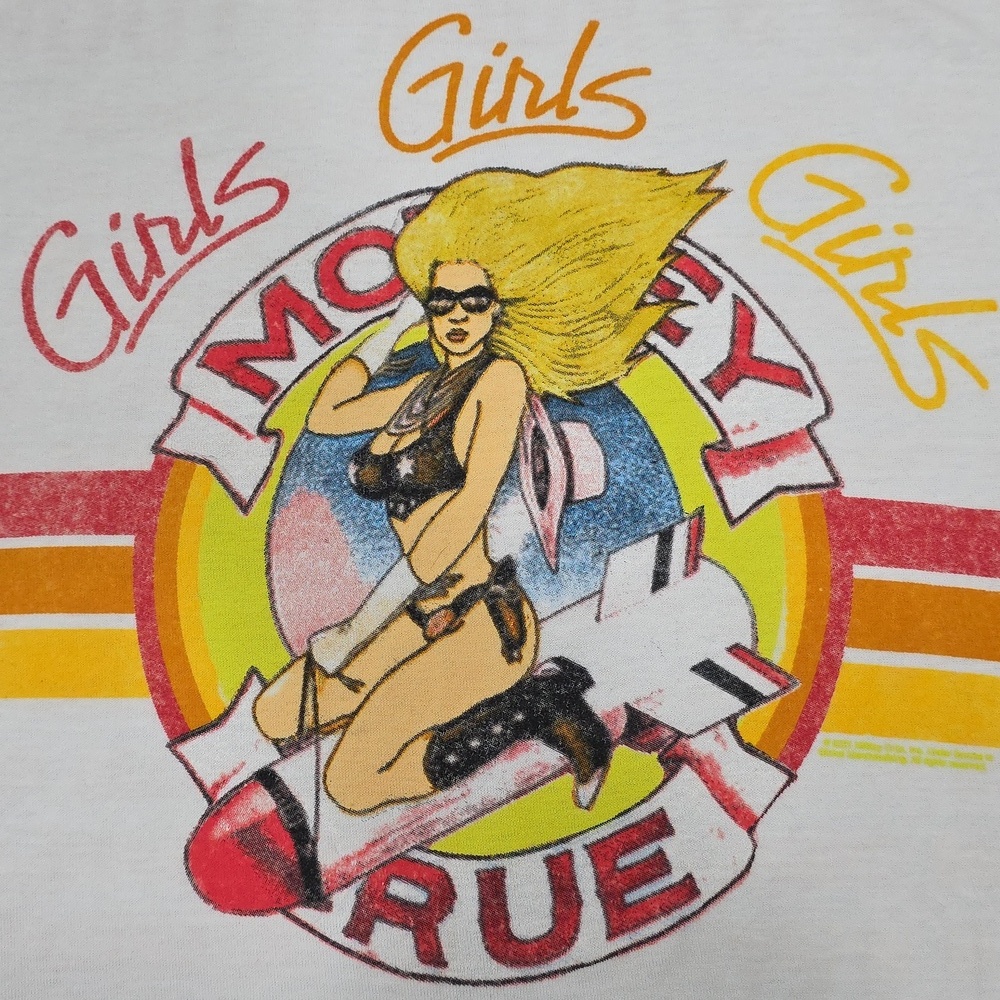 Motley Crue Girls Girls Girls The Stadium Tour 2022 Short Sleeve Graphic TShirt